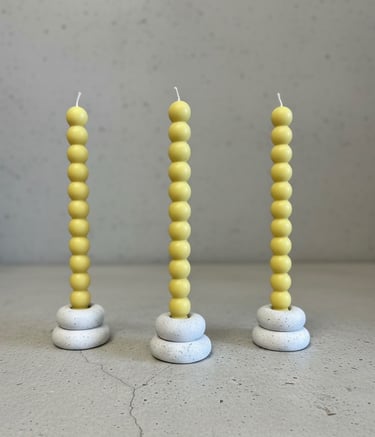 sojų vaško žvakės