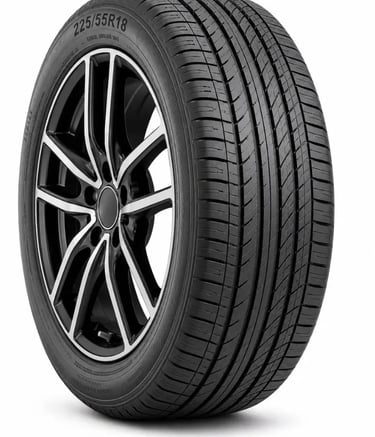 225/55R18 seminew tires available today with professional installation and digital balancing include