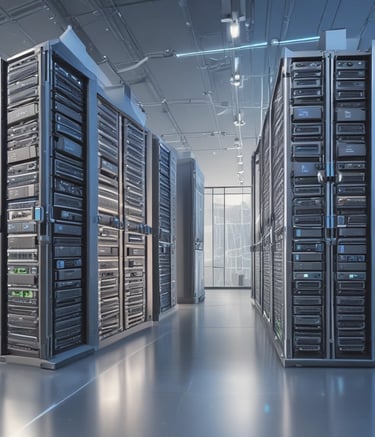 A team collaborating on a tech project.