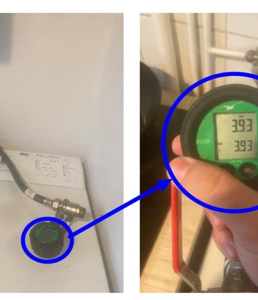 Mise en pression canalisation encastré detection fuite lyon 69009