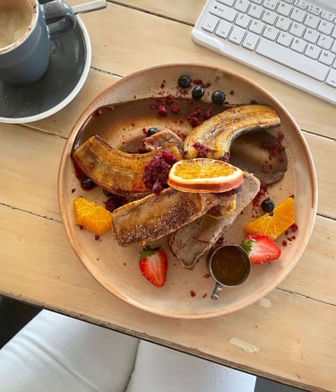 Desayuno en Mixture Eatery, Tauranga