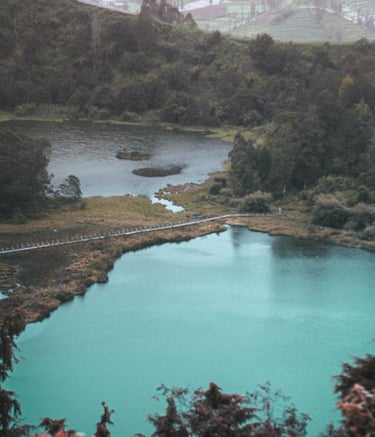Color Lake Dieng Plateau
