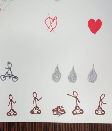 Recorte de una imagen original de una hoja dibujada para obtener los sprites de Jumpage