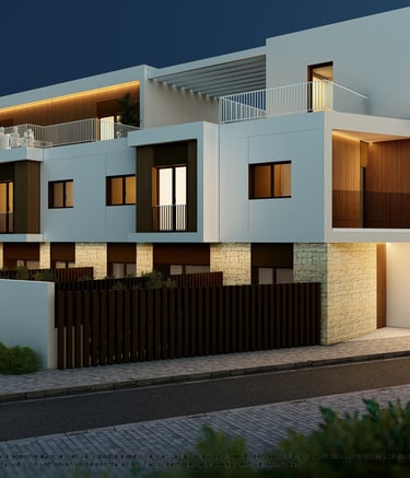 a modern house with a modern design