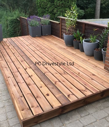 quality wood and composite decking by PC Drivestyle Ltd