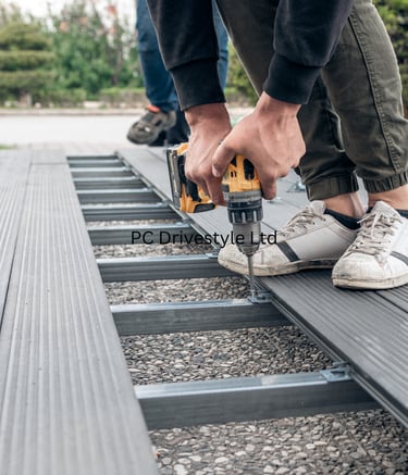 composite decking service in bedfordshire by PC Drivestyle Ltd