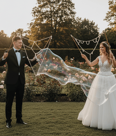 žaidimų nuoma Klaipėdoje_milžiniški muilo burbulai