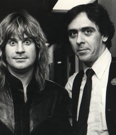 Charlie Kendall and Ozzy Osbourne.