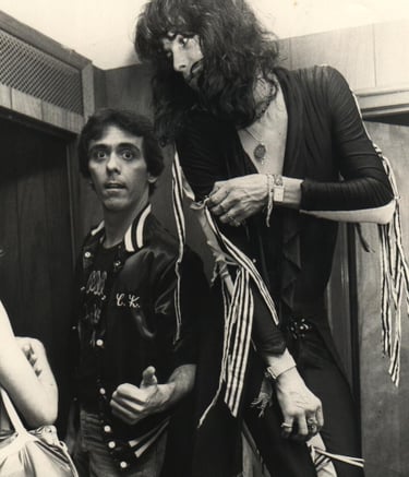 Charlie Kendall and Aerosmith's Steven Tyler.