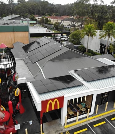 Commercial solar for Mcdonald's Restaurant