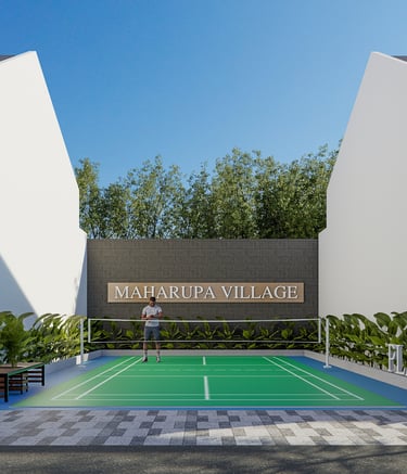 Playground dan lapangan olahraga Maharupa Village Bandar Setia