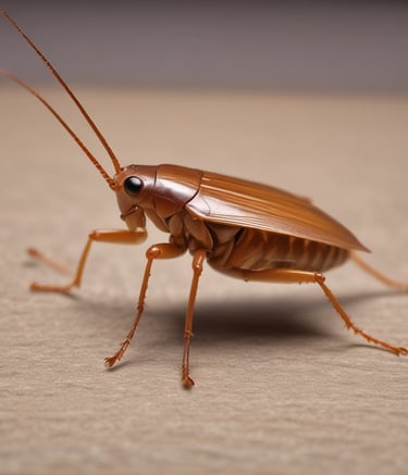 A wooden insect hotel with a rustic design is positioned against a white plank wall. The structure includes various natural materials like pinecones, hollow logs, and twigs, providing shelter for insects. It is surrounded by overgrown grass and plants, adding to the natural setting.