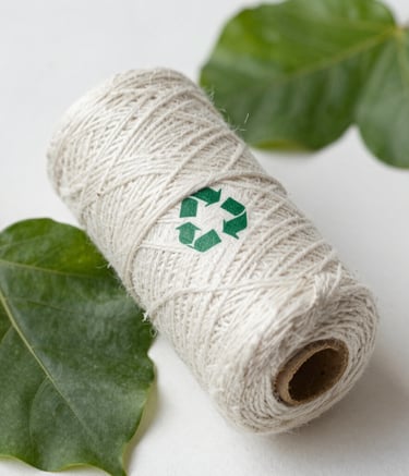 woman in black jacket holding green banner