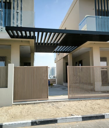 Modern Aluminum Pergolas Sharjah | Garden Shade Solutions