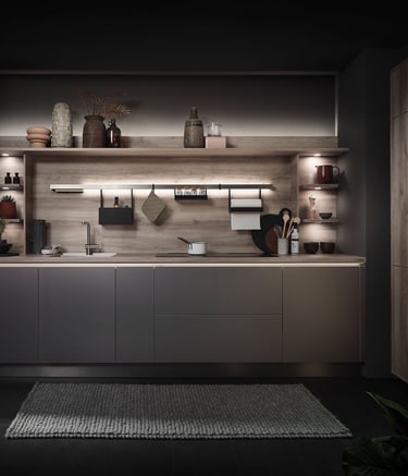 cuisine noir satin Ital agencements