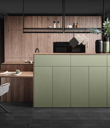 cuisine pour un belle appartement sur Genève par Ital agencements