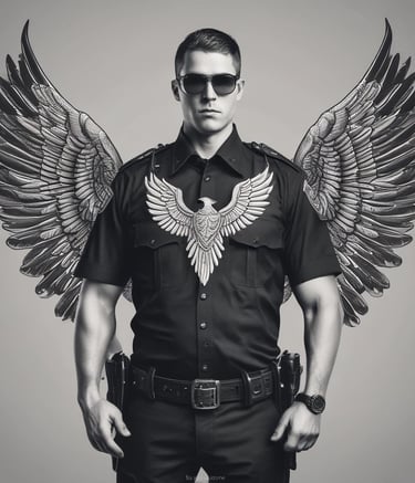 A row of signs with the word 'HELP' written on them is attached to a metal railing of a bridge. The signs have a blue and yellow color scheme and hang parallel to the railing. The background shows a river and some buildings that appear out of focus.