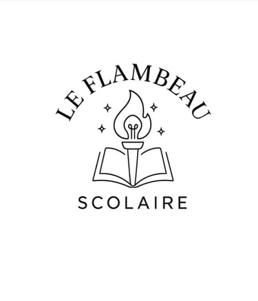 logo marque société entreprise Le Flambeau scolaire école études étudier