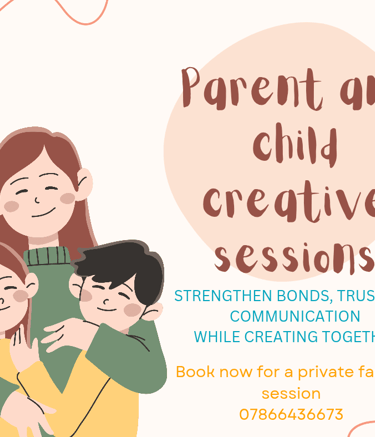 a parent and child are shown with the words parent and child