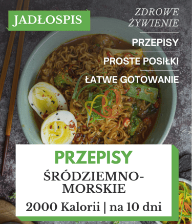Dieta śródziemnomorska jadłospis 2000 kcal pdf