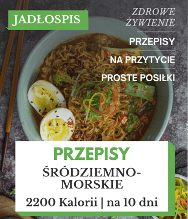Dieta śródziemnomorska jadłospis 2200 kcal pdf