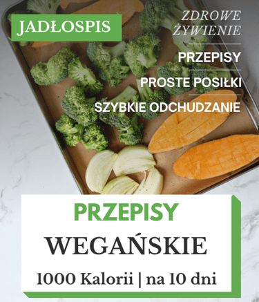 dieta wegańska odchudzająca jadłospis 1000 kcal
