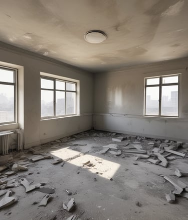 Two workers in orange uniforms are cleaning the street using hoses. They are near a row of parked cars including a red SUV. Behind them are storefronts with signage in Chinese characters and a large tree providing shade.