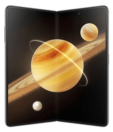 an image of a modern smartphone with planets and planets
