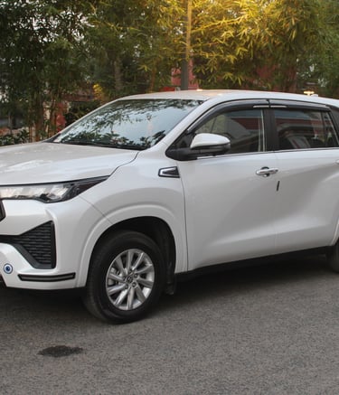 Innova Crysta rental for comfortable local and outstation trips