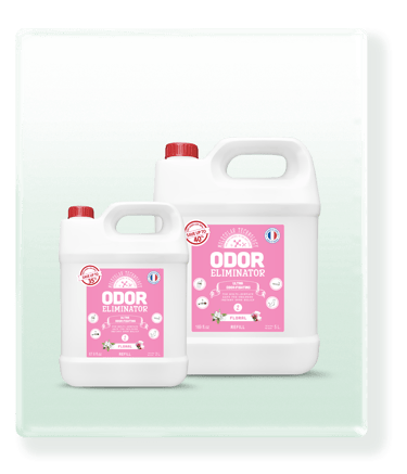 ODOR ELIMINATOR canisters with capacity 2L and 5L, Floral scent.