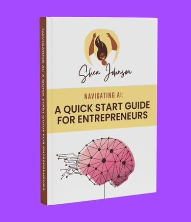 a book cover of a book titled ai quick start guide for entrepreneurs