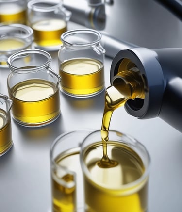 A delivery truck transporting fuel oil.