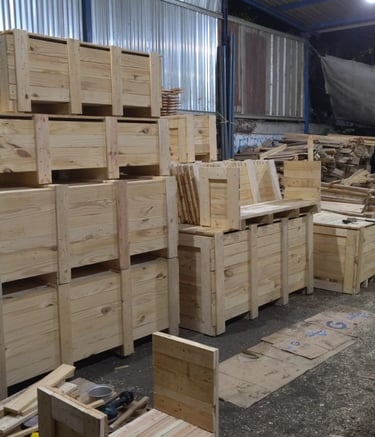 samudra biru mandiri, packing, palet plastik, palet kayu, box kayu, logistik