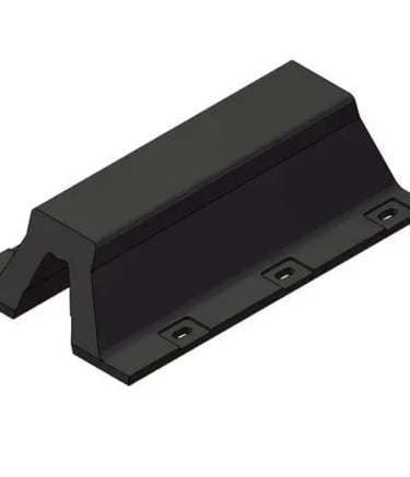 Apoyo en neopreno para muelles