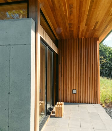 CLEAN HOME EXTERIOR, MID CENTURY MODERN STYLE HOME