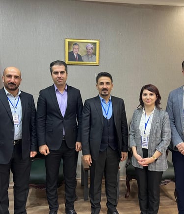 ur team meeting with Department of Non-Government Organizations, Kurdistan Region, oct. 2024