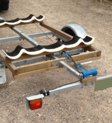 a boat trailer