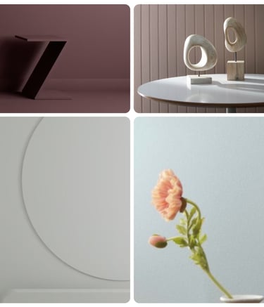 Photo of updated color options as a sample of our color consultation services