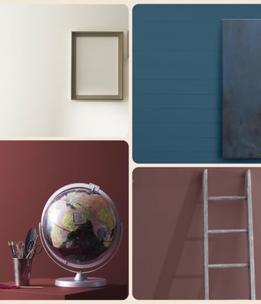 Photo of updated color options as a sample of our color consultation services