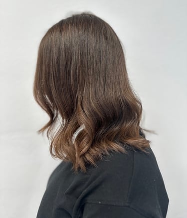 morena iluminada, mechas naturales