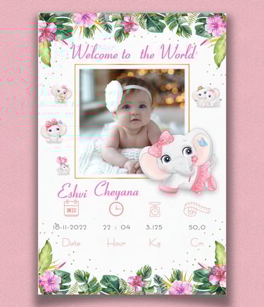 Faire-part de naissance