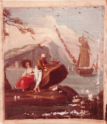 Sybille Ingold restauration de tableau 5 pendant