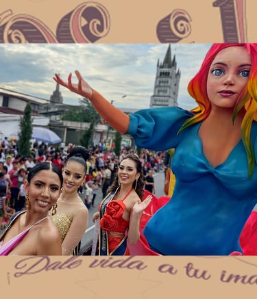 carro alegorico reinas