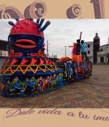 carro alegorico monumento