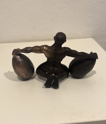 restauración de escultura de bronce antigua