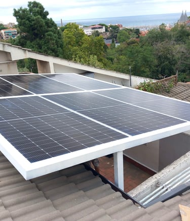 Fabricación de estructuras para placas solares