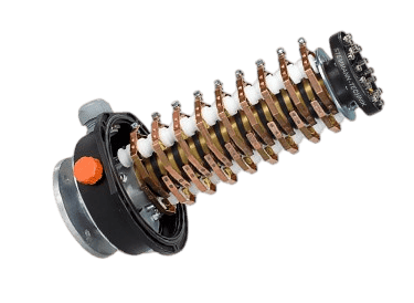 electrical vertical slipring carbon brush holder assembly