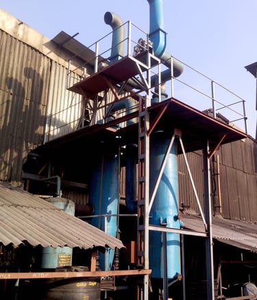 FUME SCRUBBER FOR TRIETHYLAMINE, TEA, FUMES.