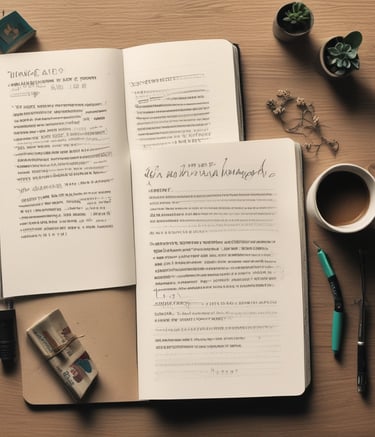 A close-up of a handwritten journal page.