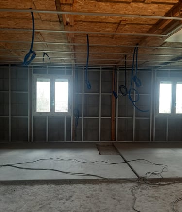 exemple chantier placo